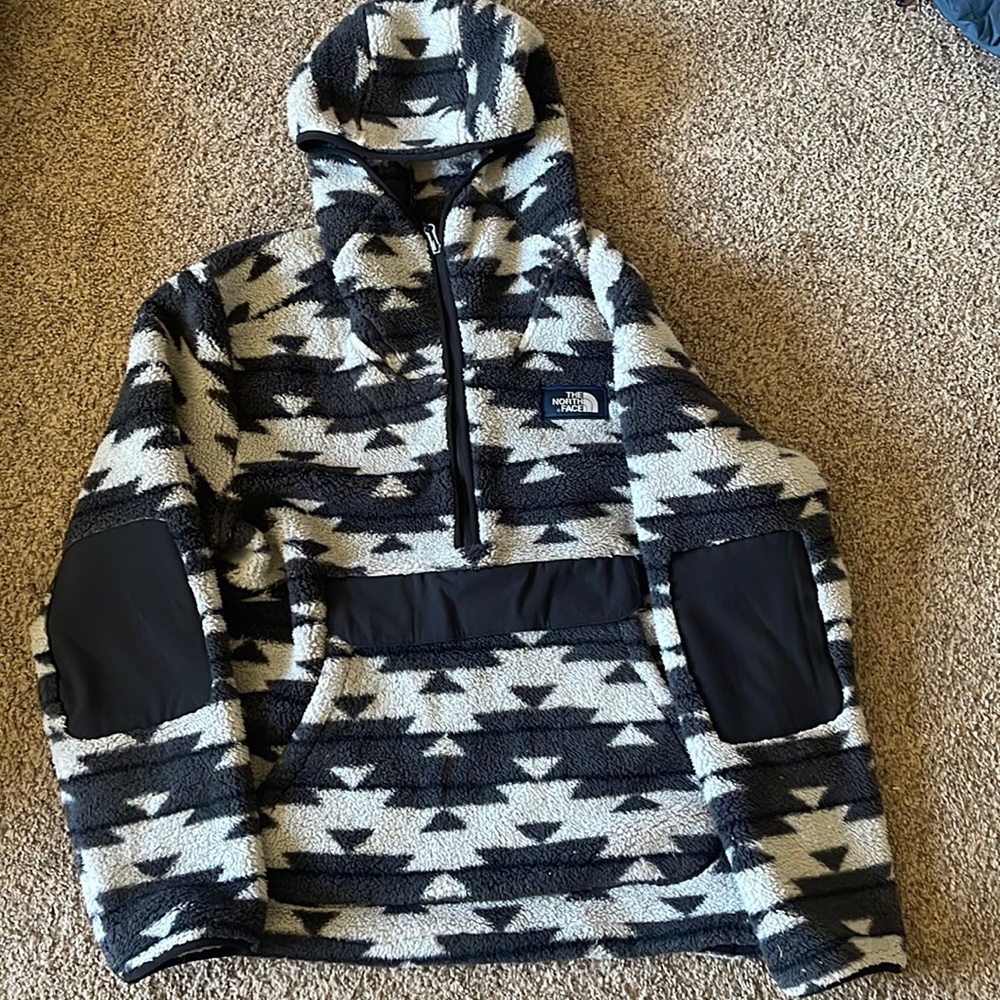 North Face Mens Half Zip Large